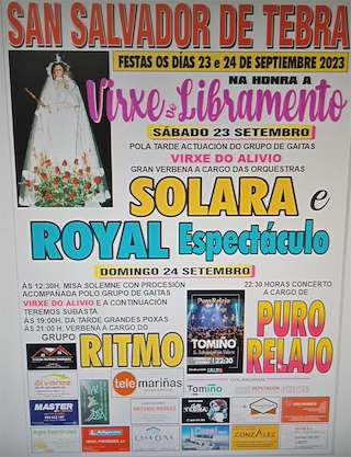 Virxe do Libramento de San Salvador de Tebra en Tomiño