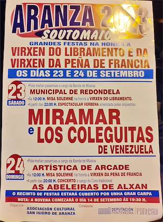 Virxe do Libramento e Virxe da Pena de Francia de Aranza (2026) en Soutomaior