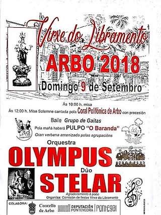 Virxe do Libramento (2026) en Arbo