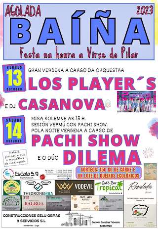 Virxe do Pilar de Baíña en Agolada