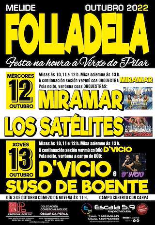 Virxe do Pilar de Folladela en Melide