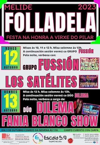 Virxe do Pilar de Folladela en Melide