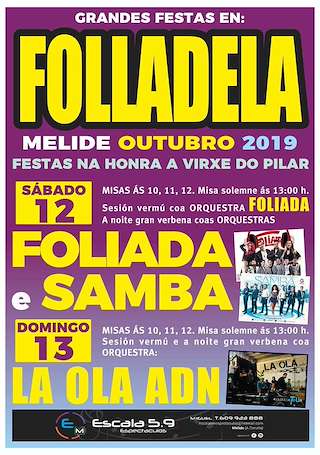 Virxe do Pilar de Folladela en Melide