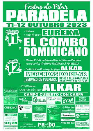 Virxe do Pilar de Paradela en Curtis