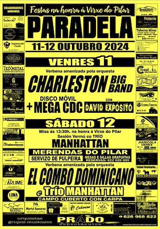 Virxe do Pilar de Paradela en Curtis