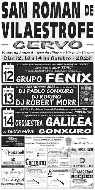 Virxe do Pilar de Vilaestrofe (2025) en Cervo