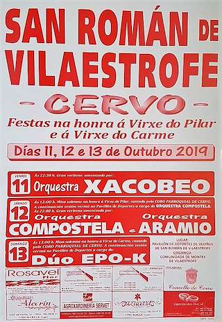 Virxe do Pilar de Vilaestrofe (2025) en Cervo