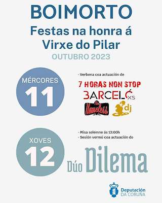 Virxe do Pilar en Boimorto