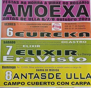 Virxe do Rosario de Amoexa en Antas de Ulla