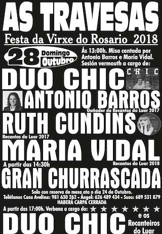Virxe do Rosario de As Travesas  (2025) en Carral