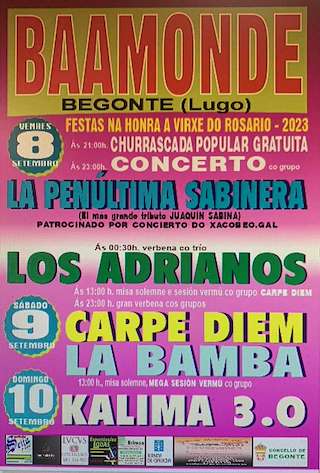 Virxe do Rosario de Baamonde en Begonte