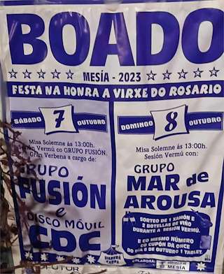 Virxe do Rosario de Boado en Mesía