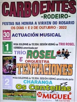 Virxe do Rosario de Carboentes en Rodeiro