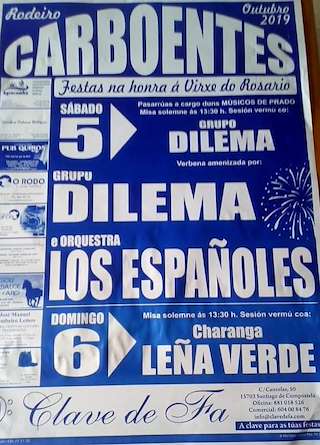 Virxe do Rosario de Carboentes en Rodeiro