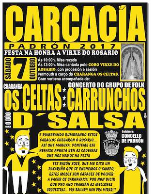 Virxe do Rosario de Carcacía (2026) en Padrón