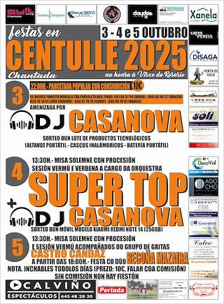 Virxe do Rosario de Centulle (2026) en Chantada
