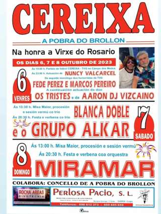 Virxe do Rosario de Cereixa en A Pobra do Brollón