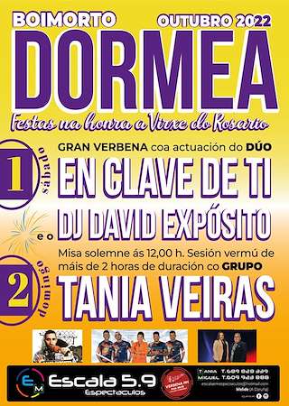 Virxe do Rosario de Dormeá  en Boimorto