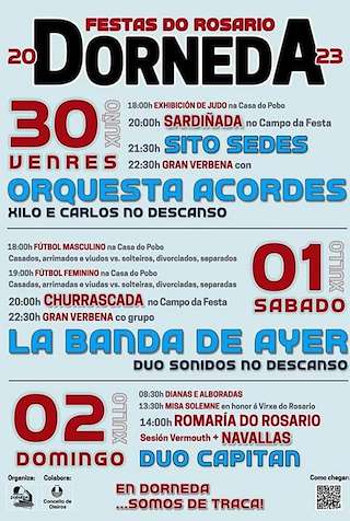 Virxe do Rosario de Dorneda en Oleiros