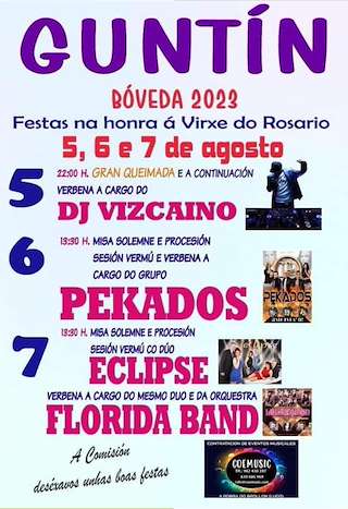 Virxe do Rosario de Guntín en Bóveda