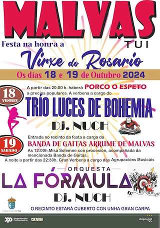 Virxe do Rosario de Malvas en Tui