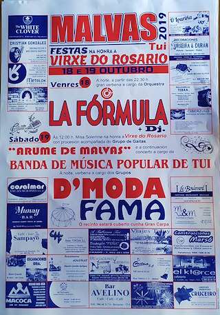 Virxe do Rosario de Malvas en Tui