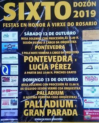 Virxe do Rosario de O Sixto en Dozón