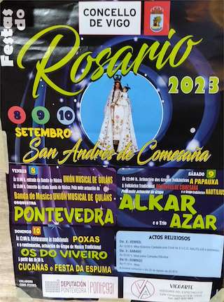 Virxe do Rosario de San Andrés de Comesaña en Vigo