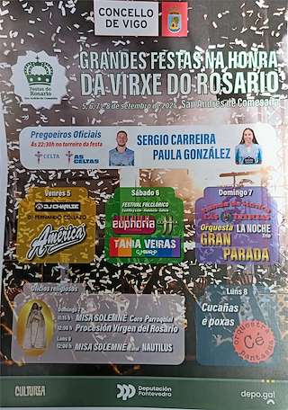 Virxe do Rosario de San Andrés de Comesaña (2026) en Vigo