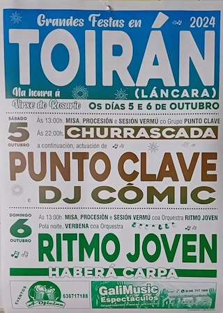 Virxe do Rosario de Toirán en Láncara