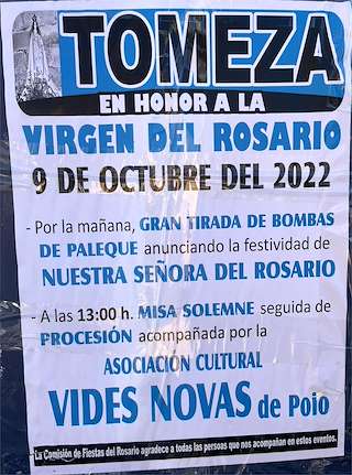 Virxe do Rosario de Tomeza (2026) en Pontevedra