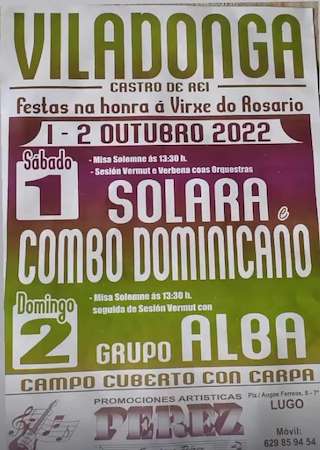 Virxe do Rosario de Viladonga en Castro de Rei