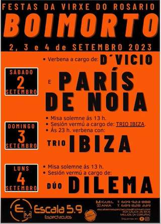 Virxe do Rosario en Boimorto