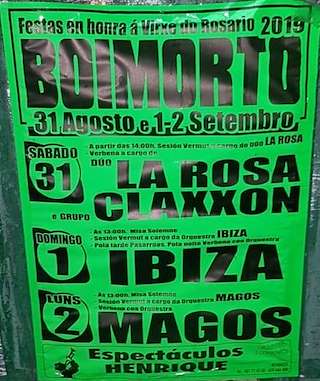 Virxe do Rosario en Boimorto