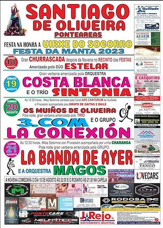 Virxe do Socorro de Santiago de Oliveira en Ponteareas