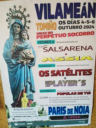 Virxe do Socorro de Vilameán en Tomiño