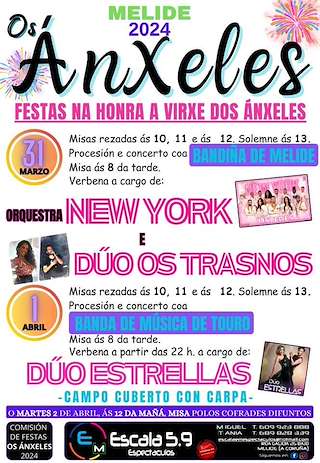 Virxe dos Ánxeles en Melide
