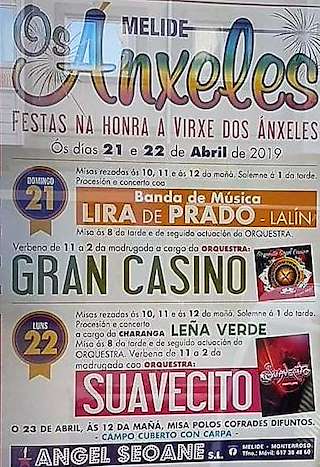 Virxe dos Ánxeles en Melide