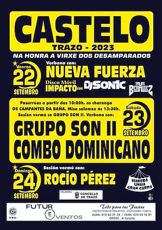 Virxe dos Desamparados de Castelo en Trazo