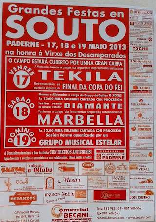 Virxe dos Desamparados de Souto en Paderne