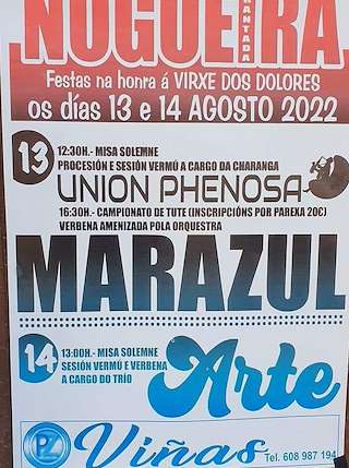 Virxe dos Dolores de Nogueira (2026) en Chantada