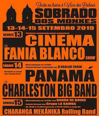 Virxe dos Dolores en Sobrado