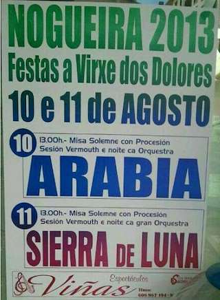 Virxe dos Dolores de Nogueira (2026) en Chantada