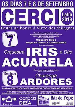 Virxe dos Milagros de Cercio en Lalín