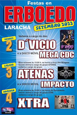 Virxe dos Milagros e O Santísimo de Erboedo en Laracha