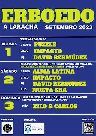 Virxe dos Milagros e O Santísimo de Erboedo en Laracha