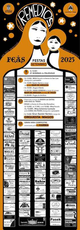 Virxe dos Remedios de Feás en Cariño