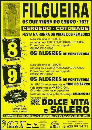 Virxe dos Remedios de Filgueira en Cerdedo-Cotobade