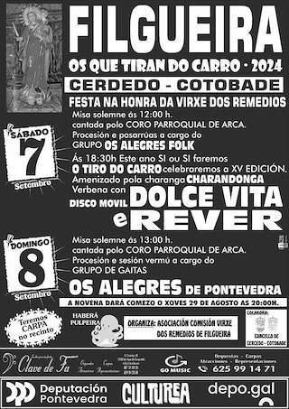 Virxe dos Remedios de Filgueira en Cerdedo-Cotobade