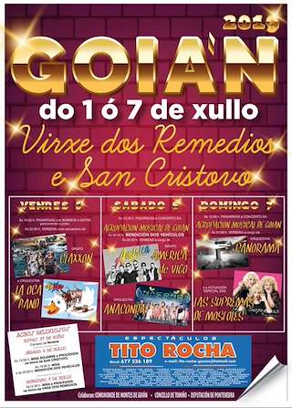 Virxe dos Remedios e San Cristovo de Goián en Tomiño